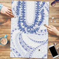 Aloha Lei Onaona Puzzle Navy Blue Hawaiian Tribal Pattern LT9 Blue - Polynesian Pride