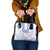 Aloha Lei Onaona Shoulder Handbag Navy Blue Hawaiian Tribal Pattern