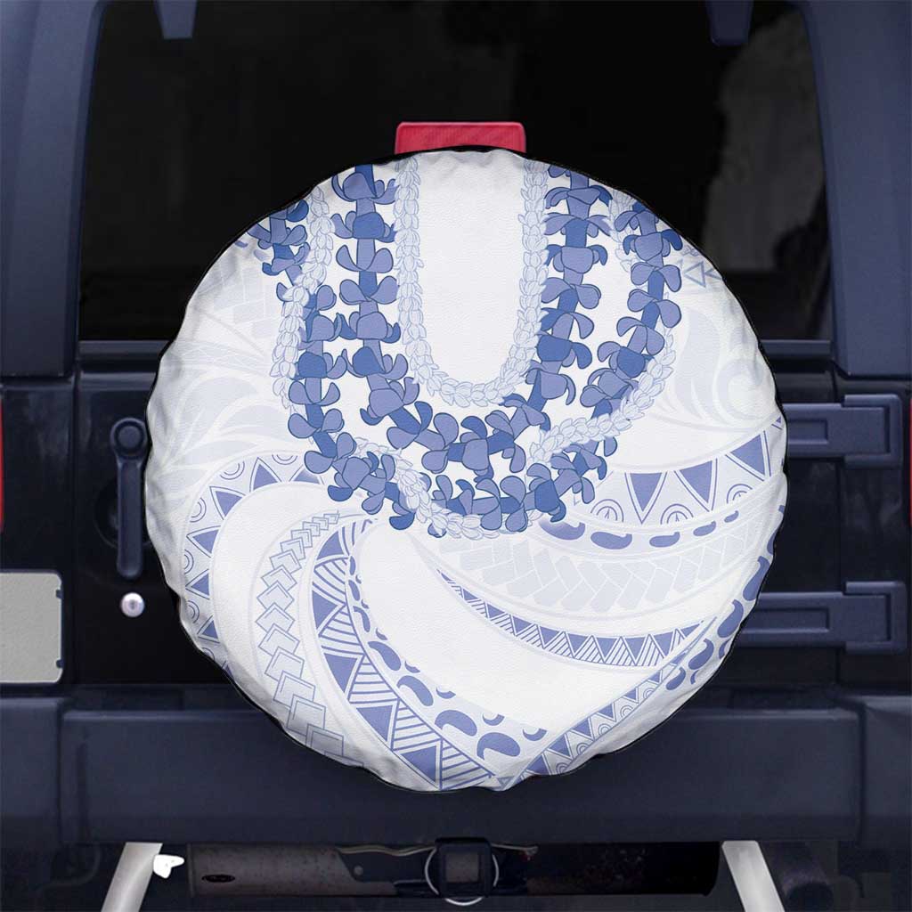 Aloha Lei Onaona Spare Tire Cover Navy Blue Hawaiian Tribal Pattern