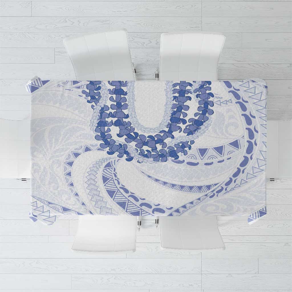Aloha Lei Onaona Tablecloth Navy Blue Hawaiian Tribal Pattern LT9 Blue - Polynesian Pride