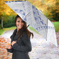 Aloha Lei Onaona Umbrella Navy Blue Hawaiian Tribal Pattern LT9 - Polynesian Pride