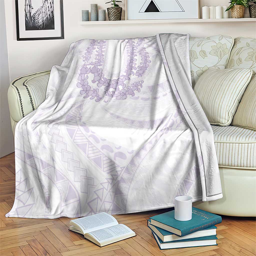 Aloha Lei Onaona Blanket Purple Hawaiian Tribal Pattern LT9 Purple - Polynesian Pride
