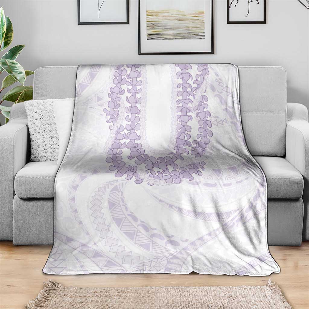 Aloha Lei Onaona Blanket Purple Hawaiian Tribal Pattern LT9 - Polynesian Pride