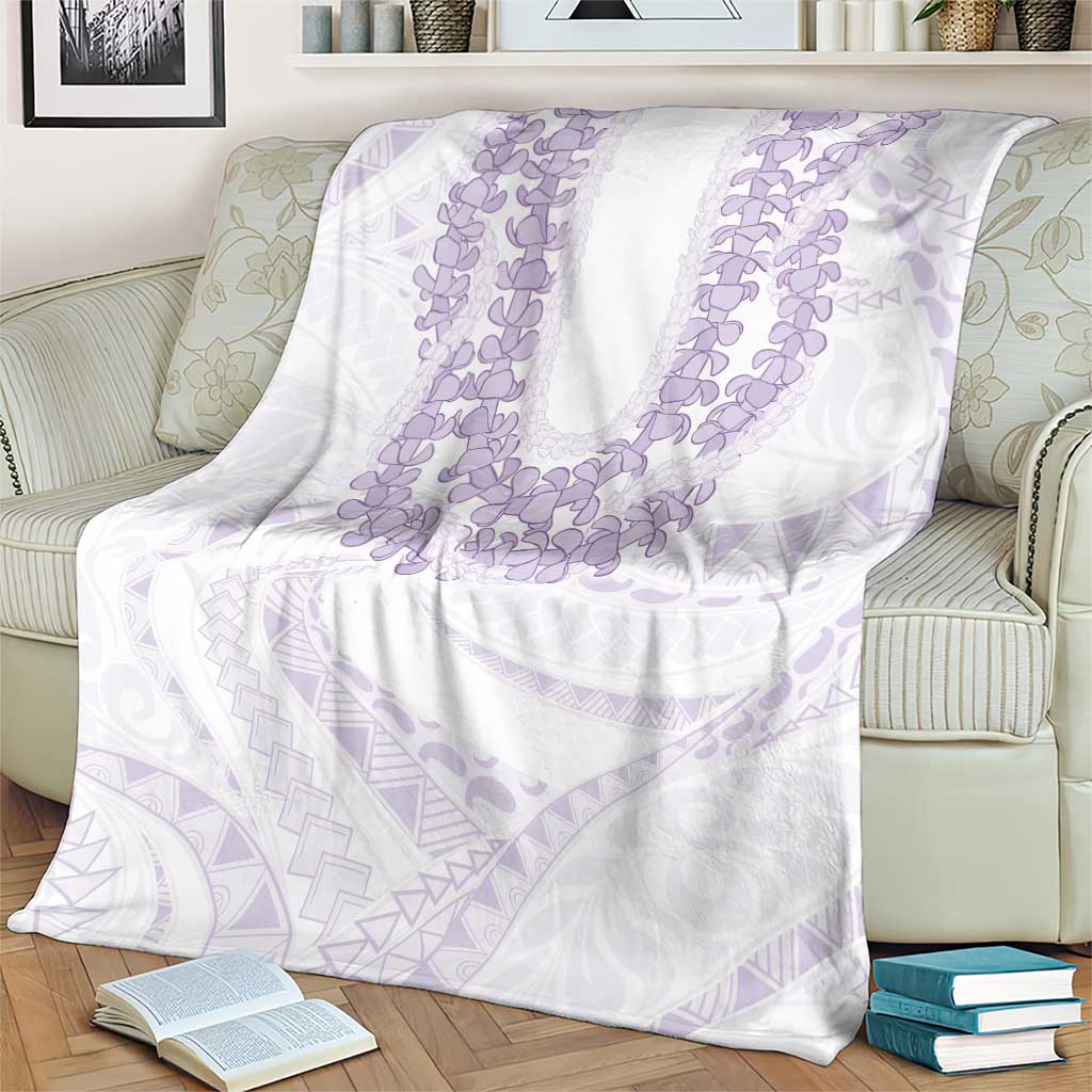 Aloha Lei Onaona Blanket Purple Hawaiian Tribal Pattern LT9 - Polynesian Pride