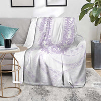 Aloha Lei Onaona Blanket Purple Hawaiian Tribal Pattern LT9 - Polynesian Pride