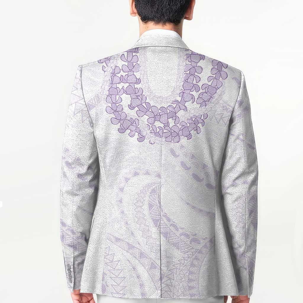 Aloha Lei Onaona Blazer Purple Hawaiian Tribal Pattern - Polynesian Pride