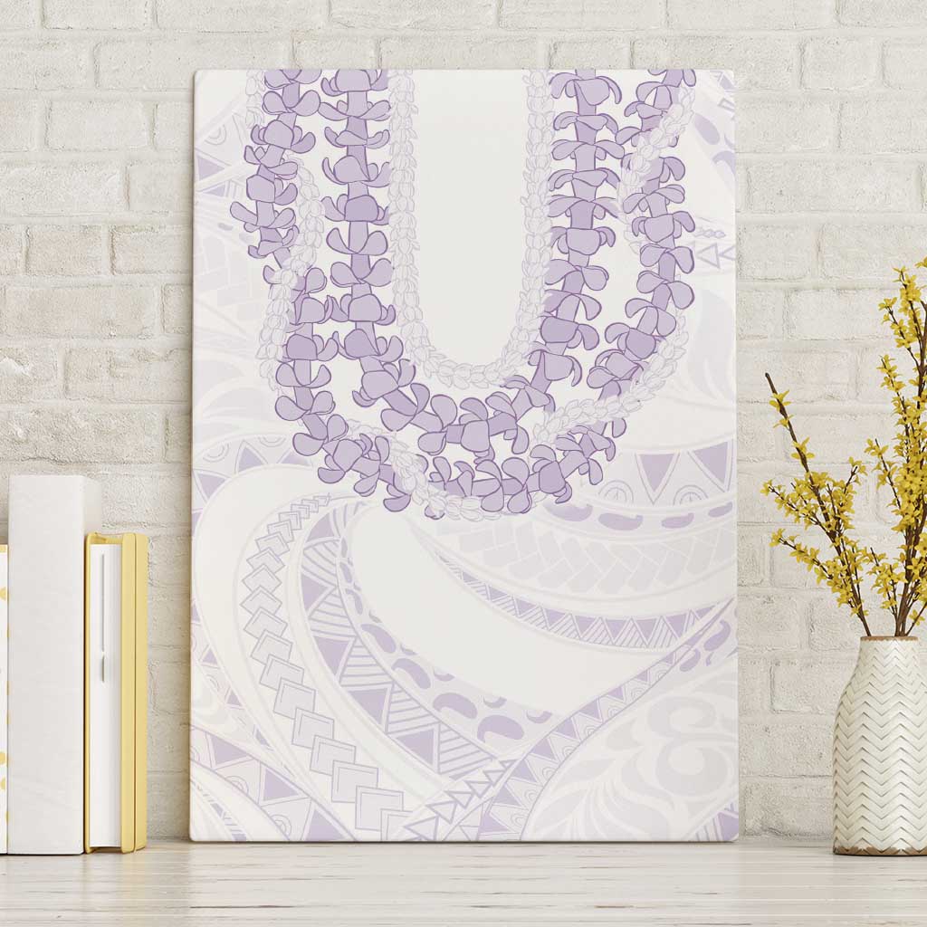 Aloha Lei Onaona Canvas Wall Art Purple Hawaiian Tribal Pattern LT9 Without Frame Purple - Polynesian Pride