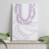 Aloha Lei Onaona Canvas Wall Art Purple Hawaiian Tribal Pattern LT9 - Polynesian Pride