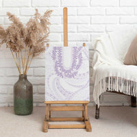 Aloha Lei Onaona Canvas Wall Art Purple Hawaiian Tribal Pattern LT9 - Polynesian Pride