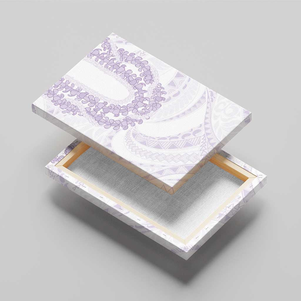 Aloha Lei Onaona Canvas Wall Art Purple Hawaiian Tribal Pattern LT9 - Polynesian Pride