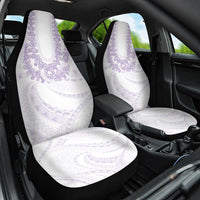 Aloha Lei Onaona Car Seat Cover Purple Hawaiian Tribal Pattern