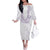 Aloha Lei Onaona Family Matching Off The Shoulder Long Sleeve Dress and Hawaiian Shirt Purple Hawaiian Tribal Pattern