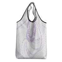 Aloha Lei Onaona Grocery Bag Purple Hawaiian Tribal Pattern LT9 - Polynesian Pride