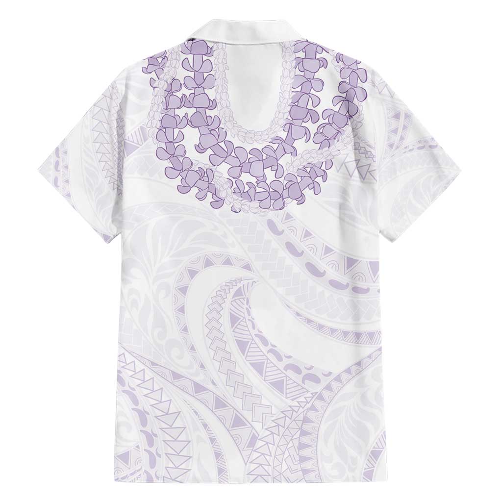 Aloha Lei Onaona Hawaiian Shirt Purple Hawaiian Tribal Pattern LT9 - Polynesian Pride