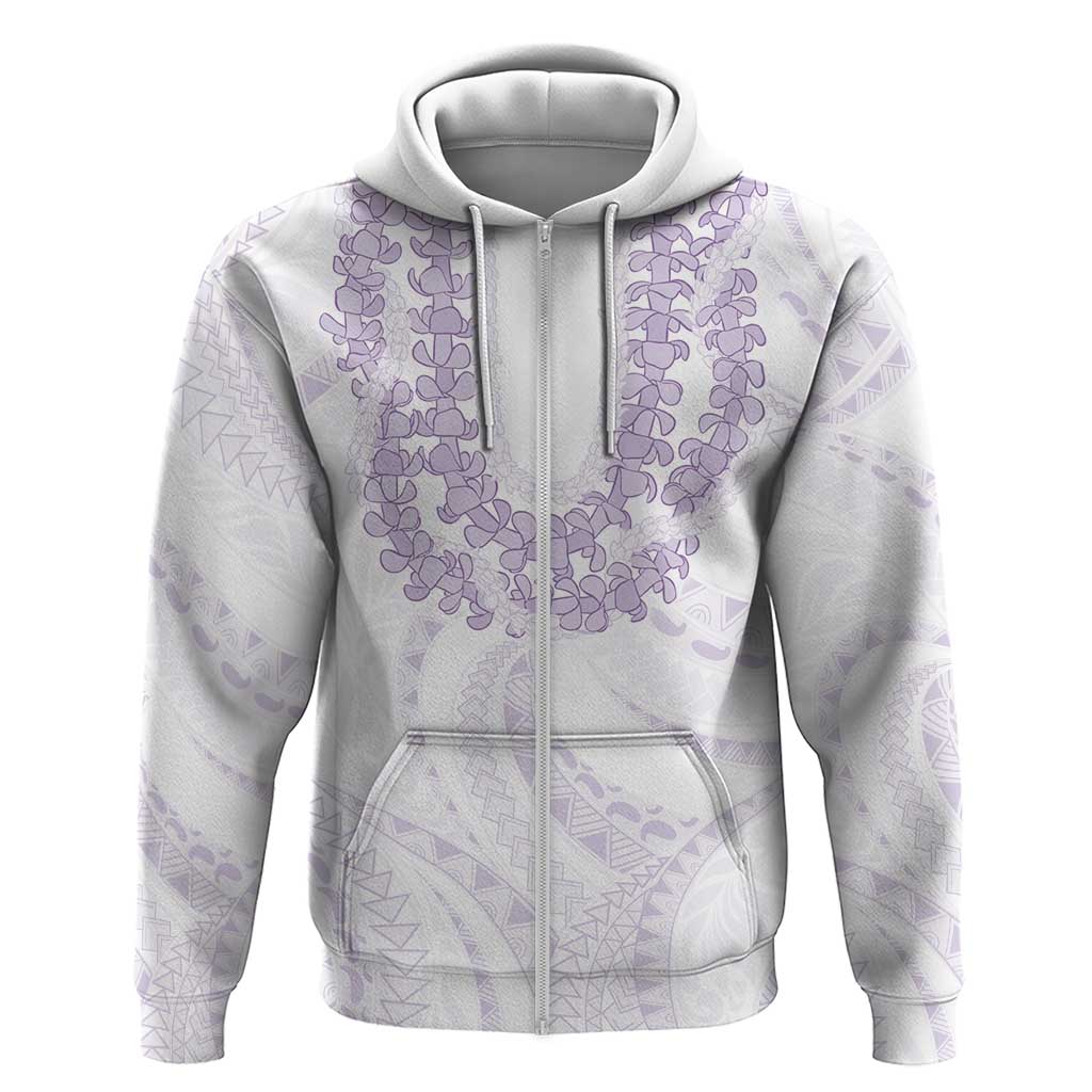 Aloha Lei Onaona Hoodie Purple Hawaiian Tribal Pattern