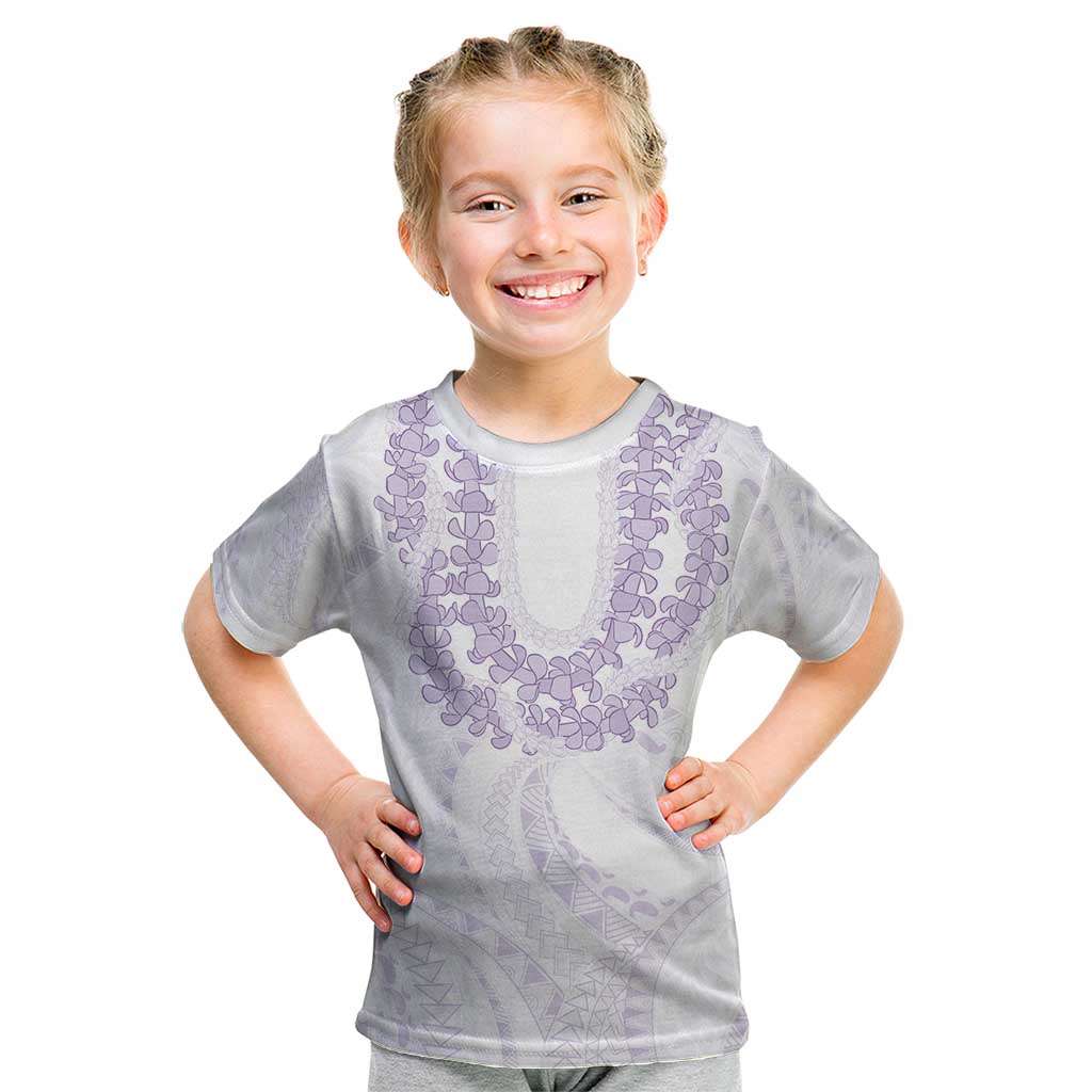Aloha Lei Onaona Kid T Shirt Purple Hawaiian Tribal Pattern