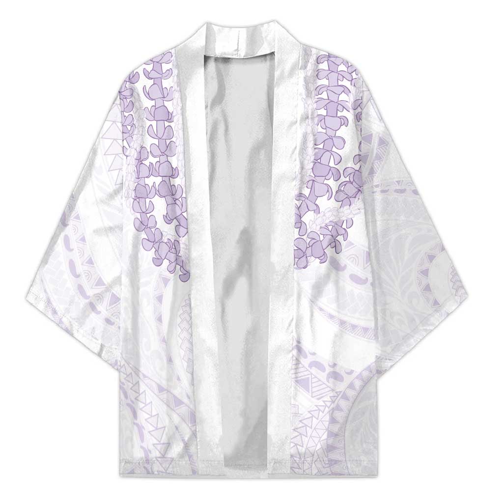Aloha Lei Onaona Kimono Purple Hawaiian Tribal Pattern LT9 Unisex Purple - Polynesian Pride