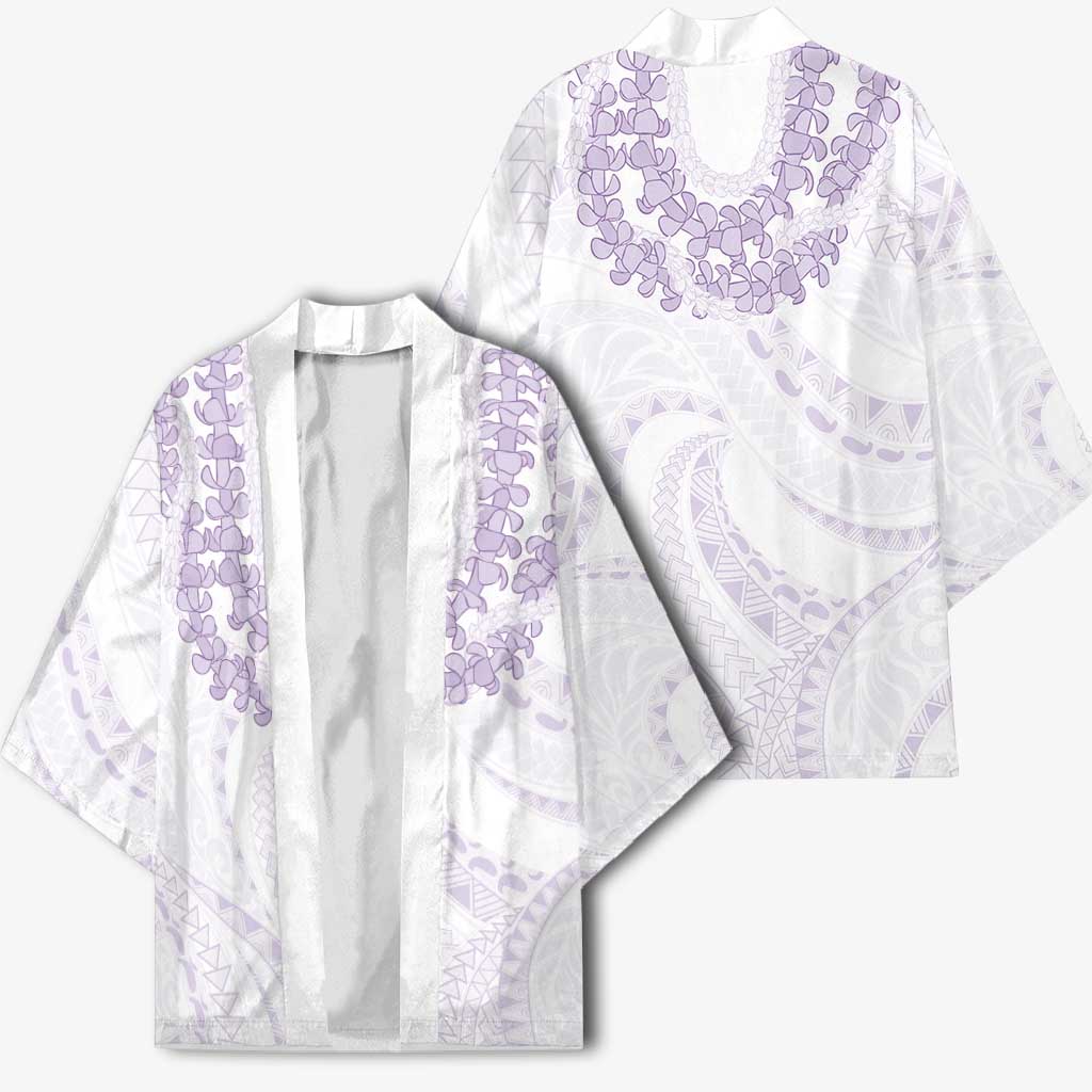 Aloha Lei Onaona Kimono Purple Hawaiian Tribal Pattern LT9 - Polynesian Pride