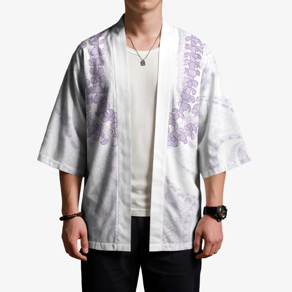 Aloha Lei Onaona Kimono Purple Hawaiian Tribal Pattern LT9 - Polynesian Pride