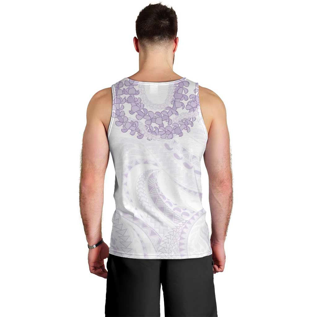 Aloha Lei Onaona Men Tank Top Purple Hawaiian Tribal Pattern LT9 - Polynesian Pride