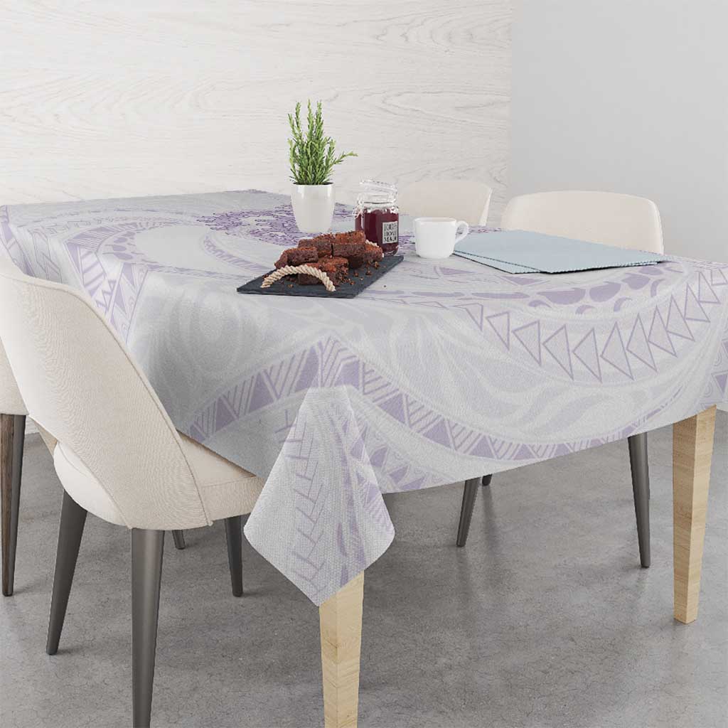 Aloha Lei Onaona Tablecloth Purple Hawaiian Tribal Pattern LT9 - Polynesian Pride