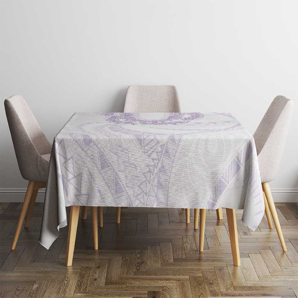 Aloha Lei Onaona Tablecloth Purple Hawaiian Tribal Pattern LT9 - Polynesian Pride