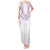 Aloha Lei Onaona Tank Maxi Dress Purple Hawaiian Tribal Pattern