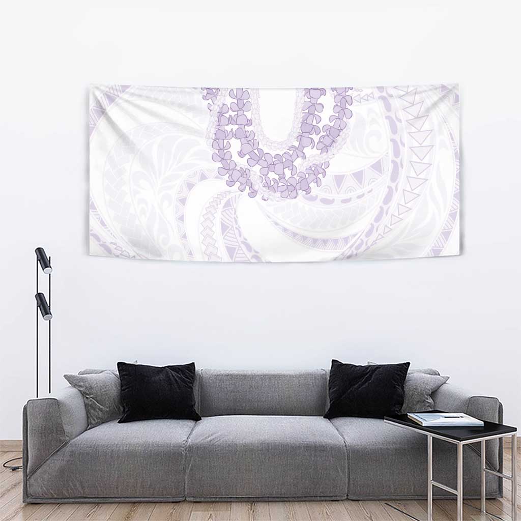 Aloha Lei Onaona Tapestry Purple Hawaiian Tribal Pattern