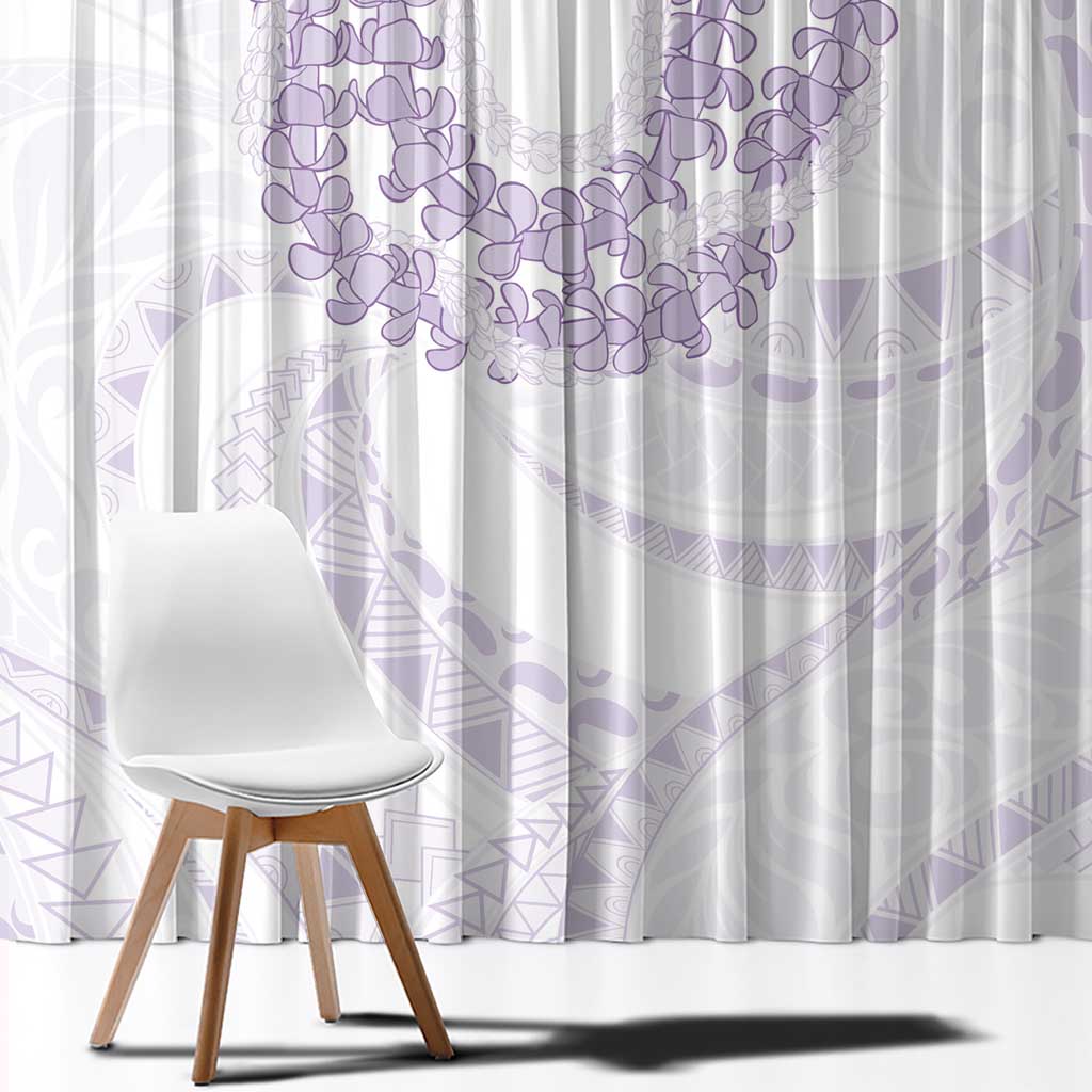 Aloha Lei Onaona Window Curtain Purple Hawaiian Tribal Pattern LT9 - Polynesian Pride
