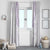 Aloha Lei Onaona Window Curtain Purple Hawaiian Tribal Pattern