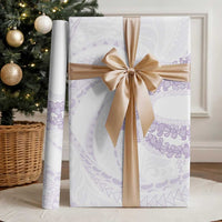 Aloha Lei Onaona Wrapping Paper Purple Hawaiian Tribal Pattern - Polynesian Pride