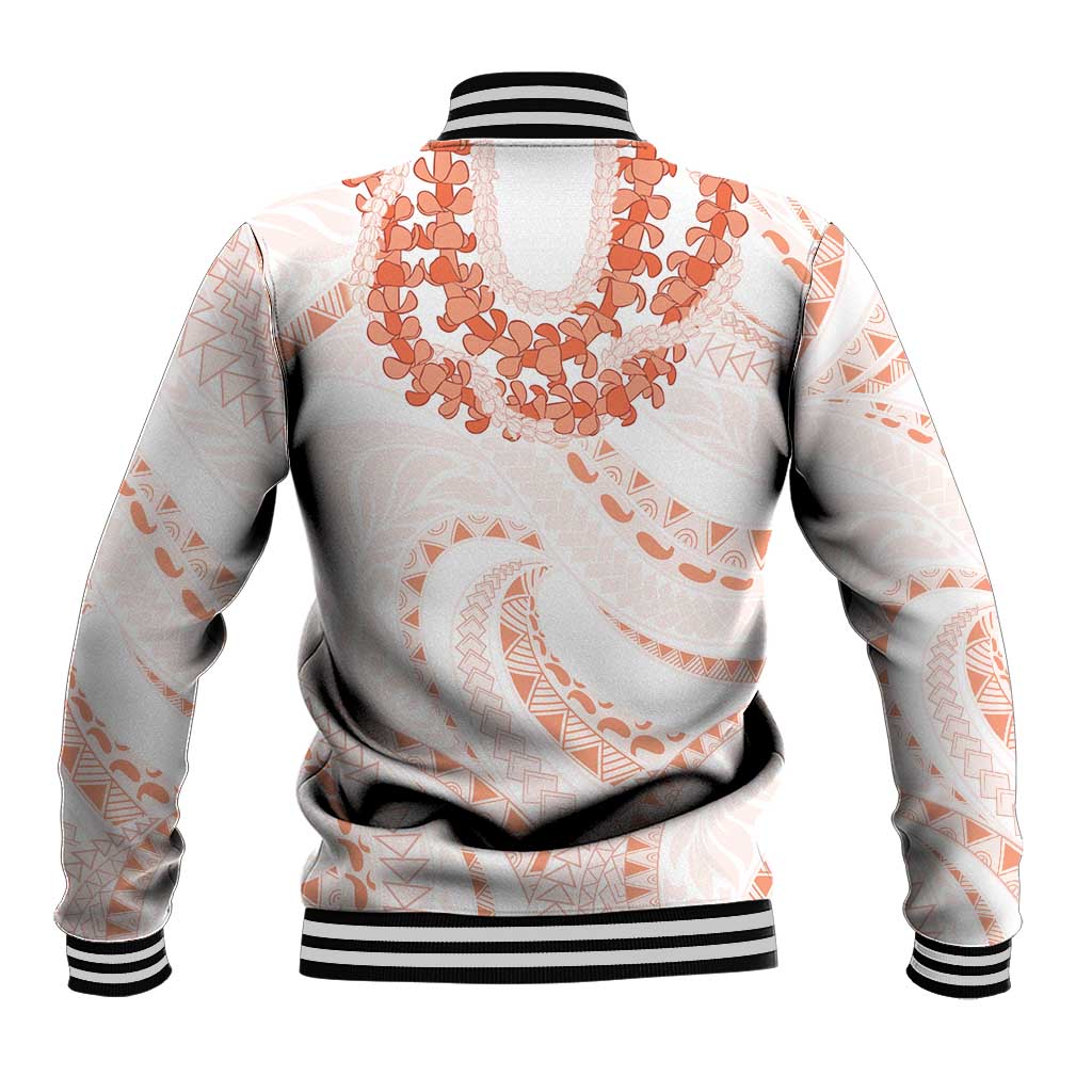 Aloha Lei Onaona Baseball Jacket Red Hawaiian Tribal Pattern LT9 - Polynesian Pride