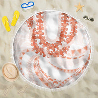 Aloha Lei Onaona Beach Blanket Red Hawaiian Tribal Pattern LT9 One Size 150cm Red - Polynesian Pride