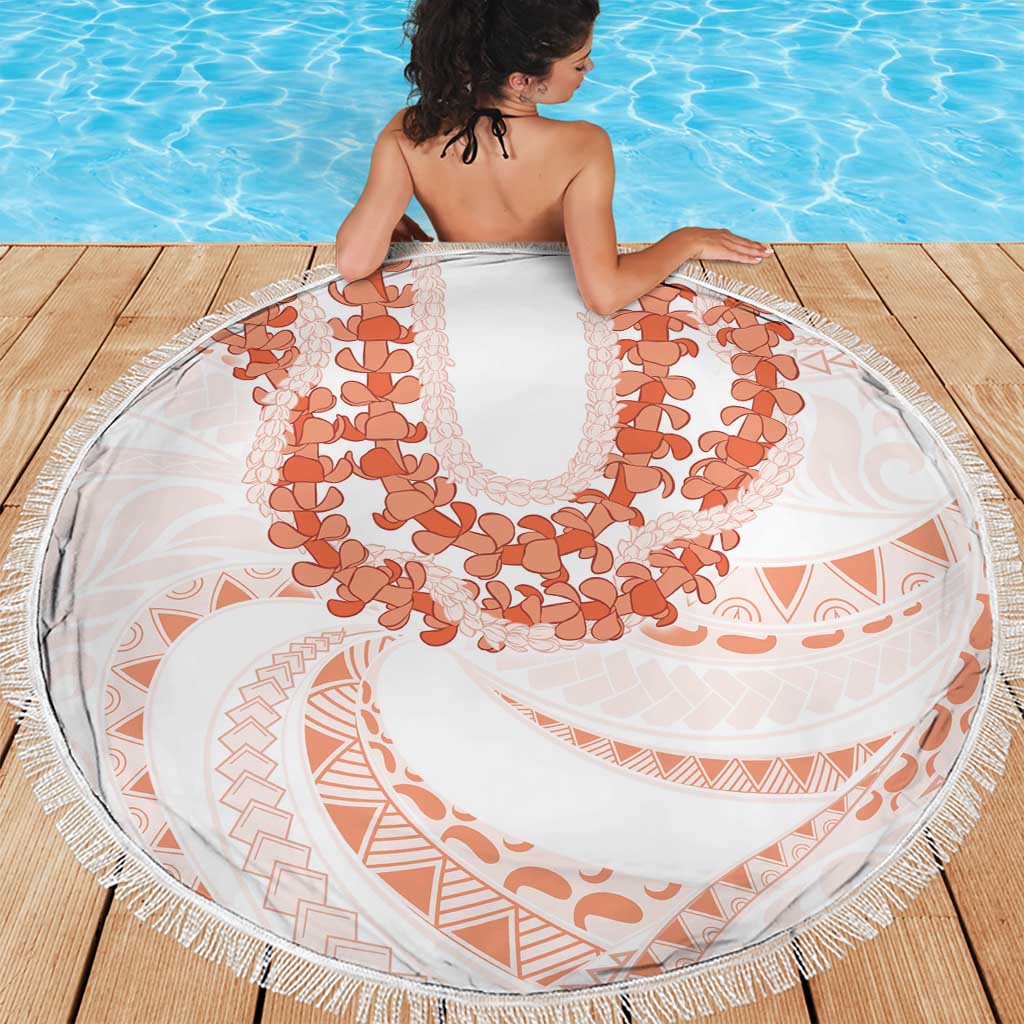Aloha Lei Onaona Beach Blanket Red Hawaiian Tribal Pattern LT9 - Polynesian Pride