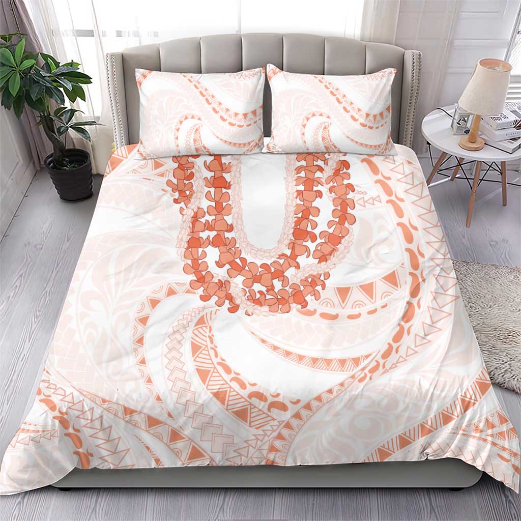 Aloha Lei Onaona Bedding Set Red Hawaiian Tribal Pattern