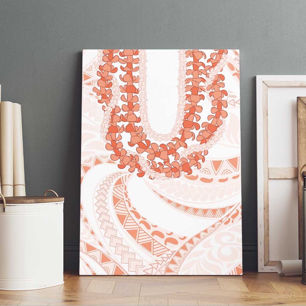 Aloha Lei Onaona Canvas Wall Art Red Hawaiian Tribal Pattern LT9 - Polynesian Pride
