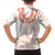 Aloha Lei Onaona Family Matching Off The Shoulder Long Sleeve Dress and Hawaiian Shirt Red Hawaiian Tribal Pattern