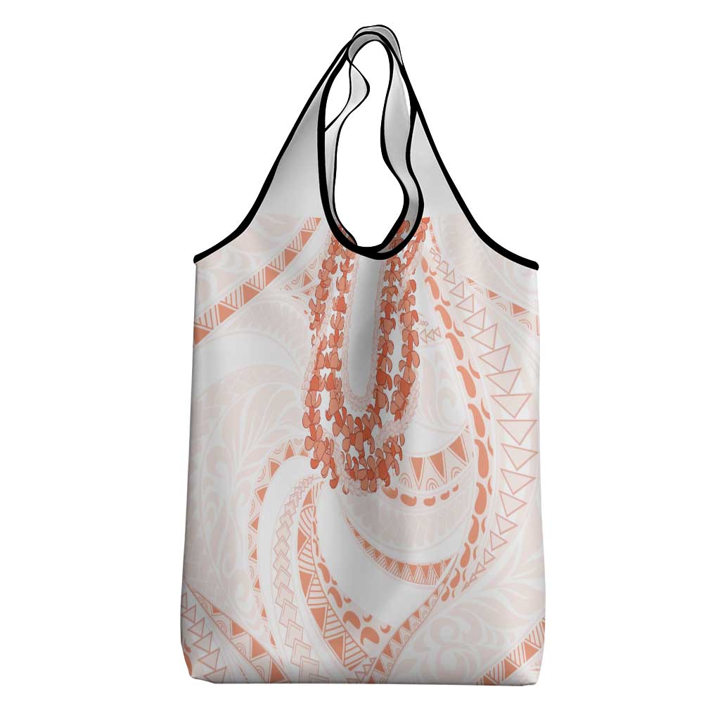 Aloha Lei Onaona Grocery Bag Red Hawaiian Tribal Pattern LT9 - Polynesian Pride