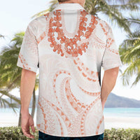 Aloha Lei Onaona Hawaiian Shirt Red Hawaiian Tribal Pattern LT9 - Polynesian Pride