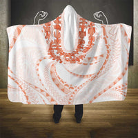 Aloha Lei Onaona Hooded Blanket Red Hawaiian Tribal Pattern LT9 - Polynesian Pride