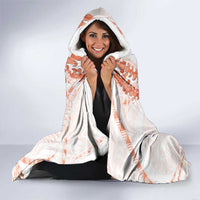 Aloha Lei Onaona Hooded Blanket Red Hawaiian Tribal Pattern LT9 - Polynesian Pride