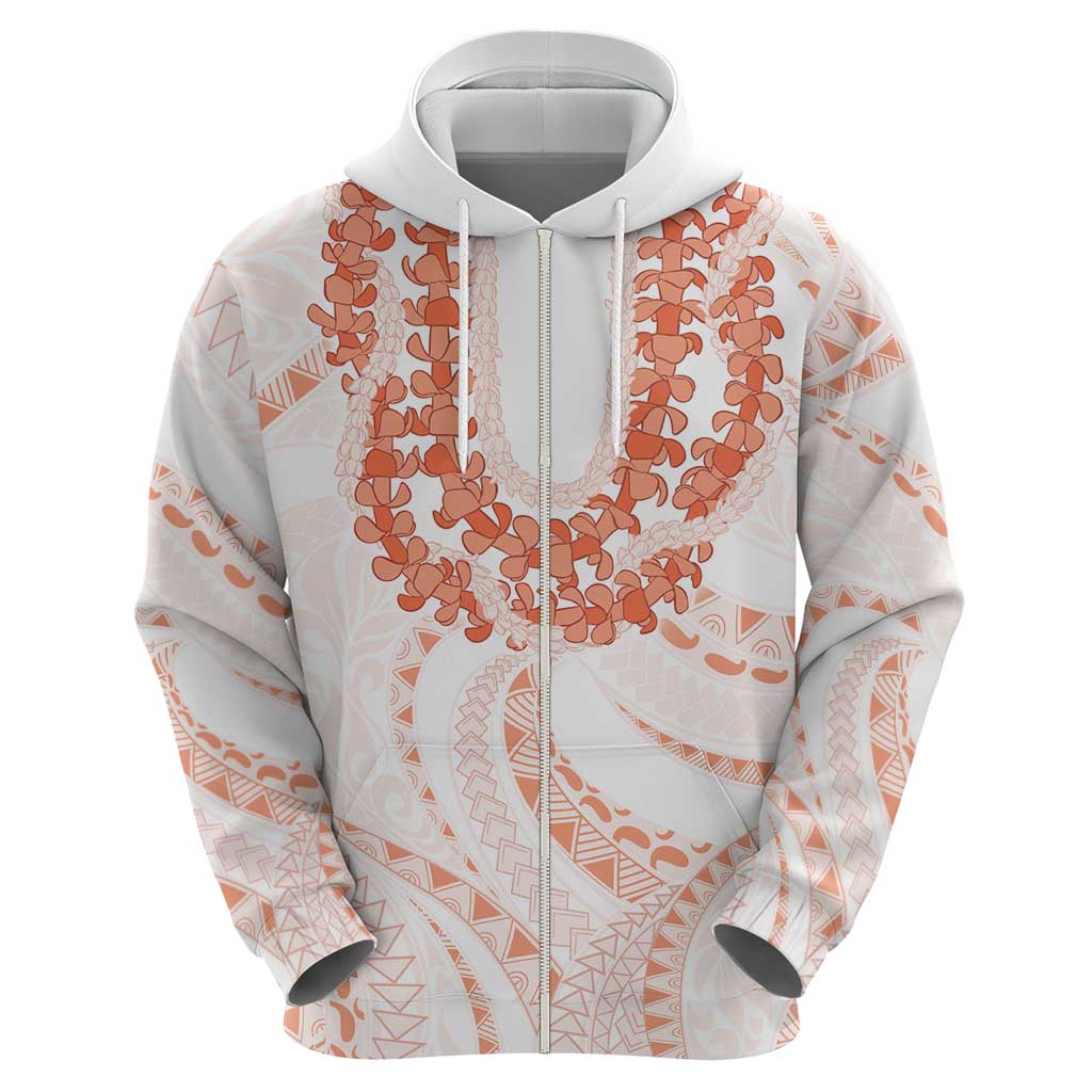 Aloha Lei Onaona Hoodie Red Hawaiian Tribal Pattern