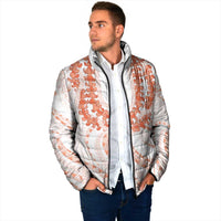 Aloha Lei Onaona Padded Jacket Red Hawaiian Tribal Pattern LT9 - Polynesian Pride