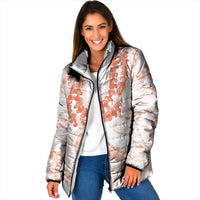 Aloha Lei Onaona Padded Jacket Red Hawaiian Tribal Pattern LT9 Women Red - Polynesian Pride