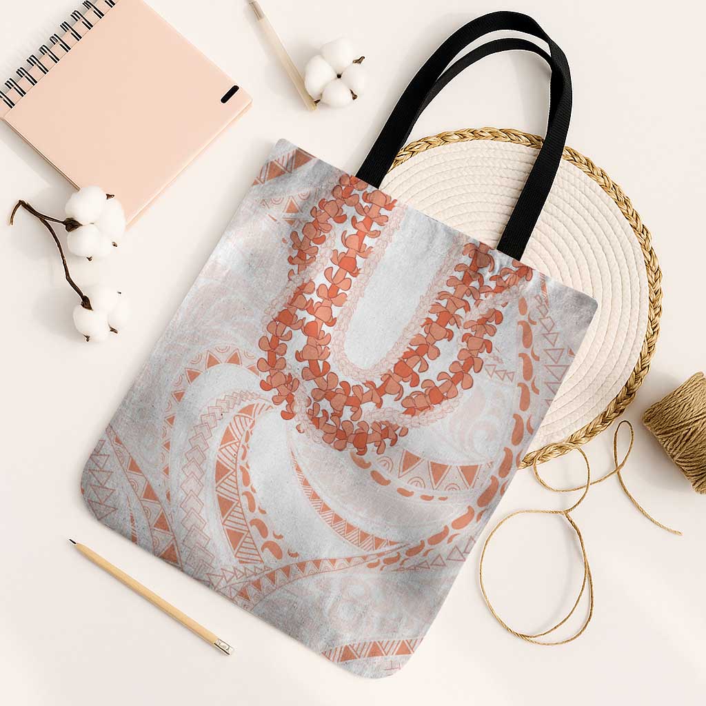 Aloha Lei Onaona Tote Bag Red Hawaiian Tribal Pattern - Polynesian Pride