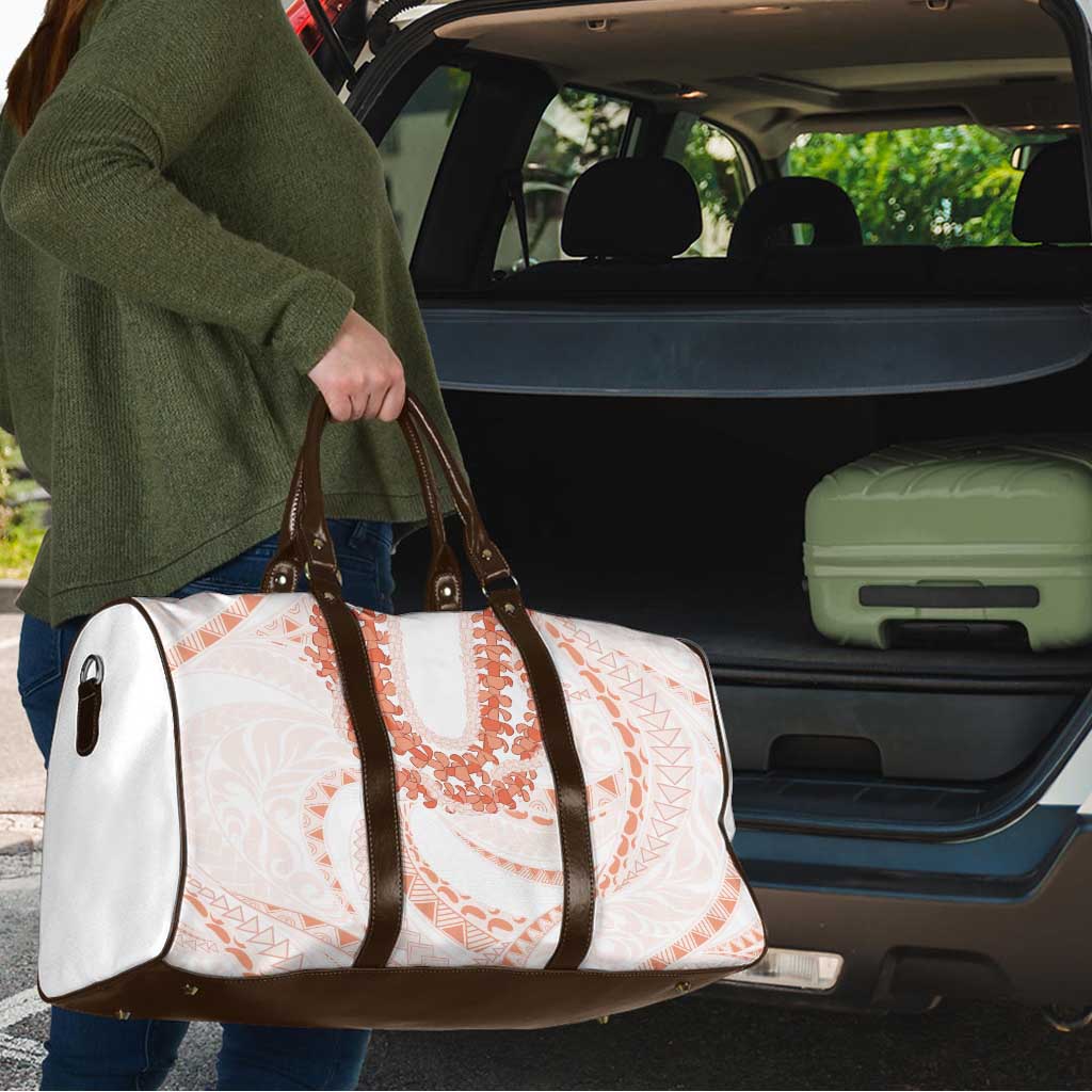 Aloha Lei Onaona Travel Bag Red Hawaiian Tribal Pattern - Polynesian Pride