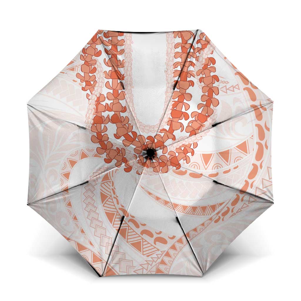 Aloha Lei Onaona Umbrella Red Hawaiian Tribal Pattern LT9 One Size Folded 11.42 inch Opened Diameter 37.4 inch Red - Polynesian Pride