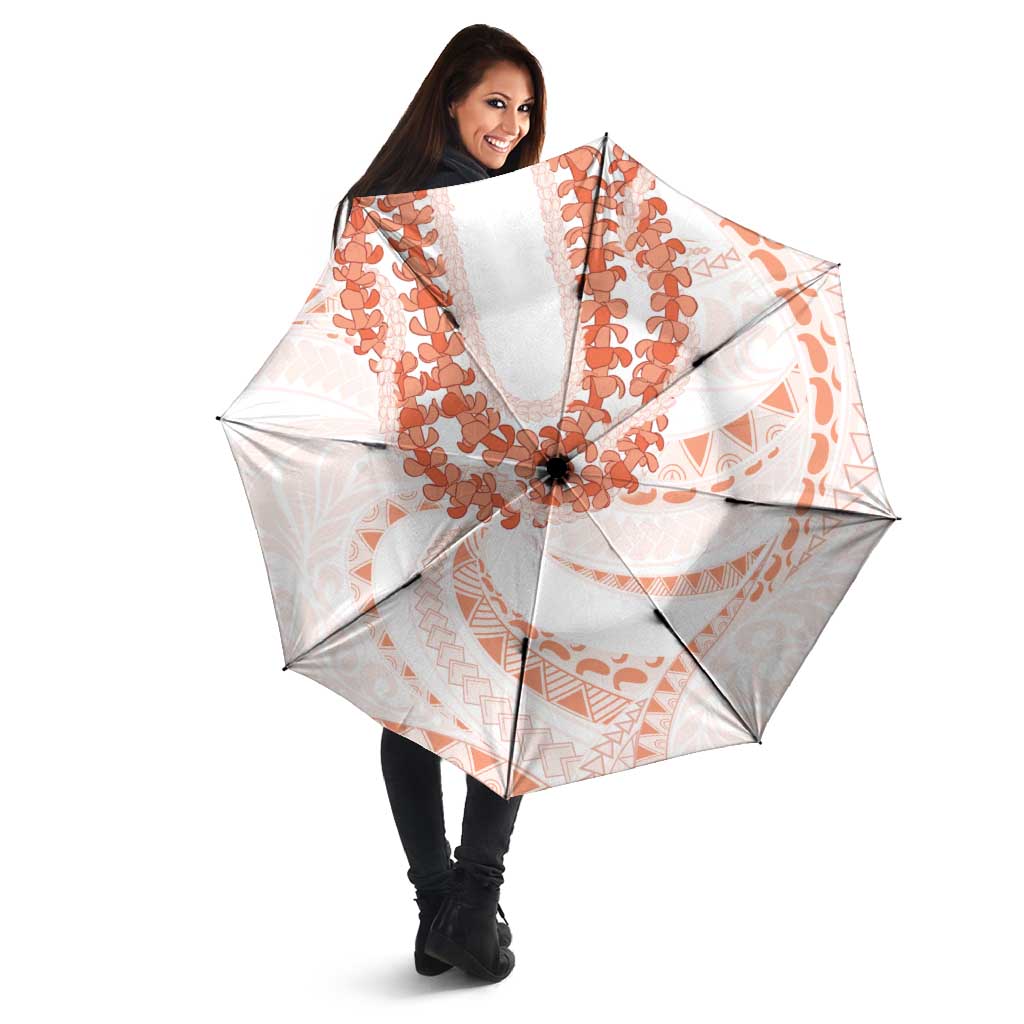 Aloha Lei Onaona Umbrella Red Hawaiian Tribal Pattern LT9 - Polynesian Pride