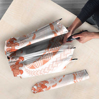 Aloha Lei Onaona Umbrella Red Hawaiian Tribal Pattern LT9 - Polynesian Pride