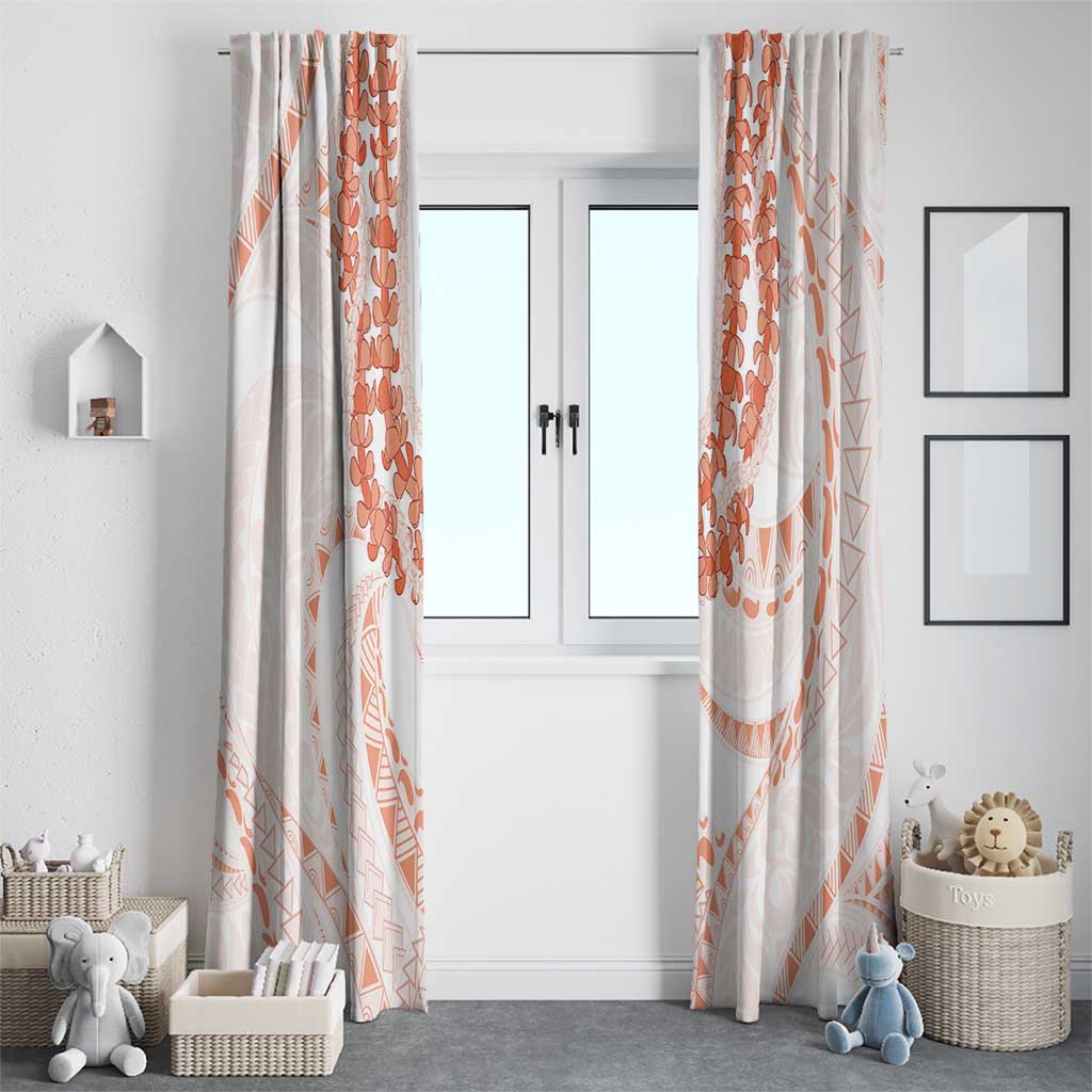 Aloha Lei Onaona Window Curtain Red Hawaiian Tribal Pattern LT9 - Polynesian Pride